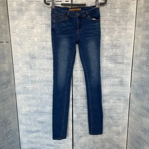 Joe's Jeans Junior Sz 16 Skinny Blue Wash Denim Pants Bottoms - Picture 1 of 8